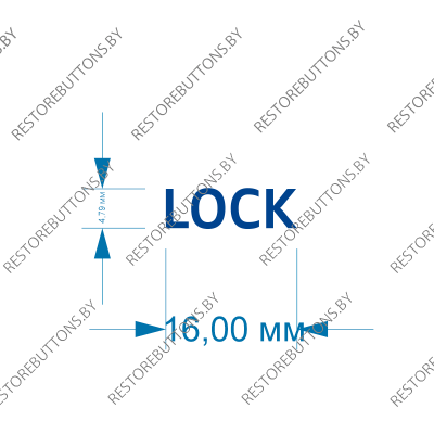 Трафарет для кнопки LOCK